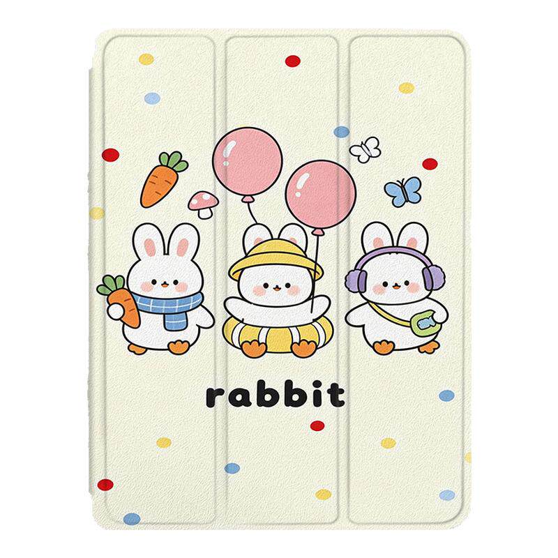适用卡通小兔步步高A7可爱趣味S2/S3/S5Pro学习机11.6寸保护壳X2/S6/S7简约女S8新款Pro家教机XPAD防摔平板套