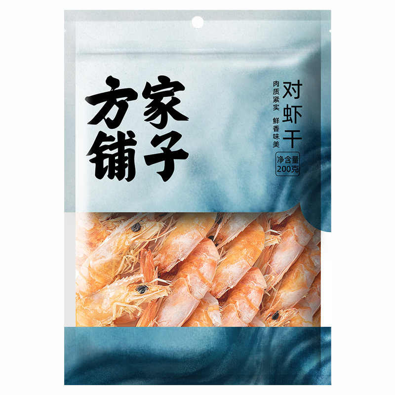 方家铺子对虾干200g袋装