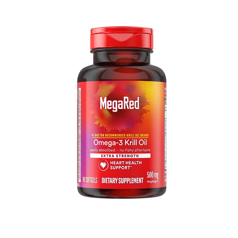 【自营】【建议拍3】MegaRed南极深海磷虾油Omega3鱼油中老年血管