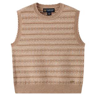 【含绵羊毛】eland kids衣恋童装女童毛衣2025年秋季新品针织马甲