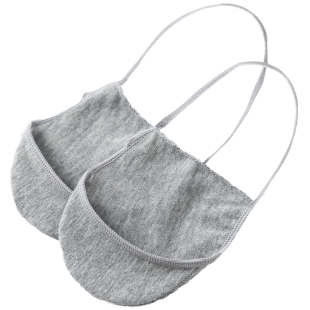 5双棉吊带袜无跟半截船袜高跟鞋袜子女夏隐形包头超浅口前脚掌袜