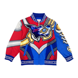 正版奥特曼男童衣服童装春款风衣外套中小童衣服中大童春秋开衫
