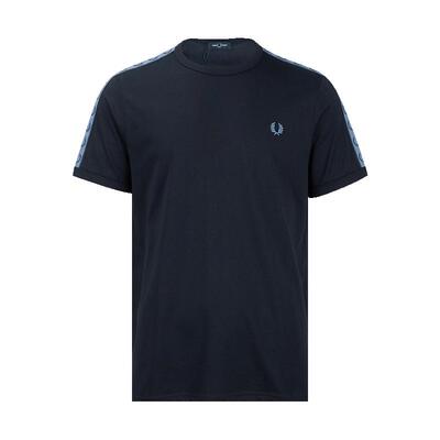 FREDPERRY织带全棉短袖T恤男士
