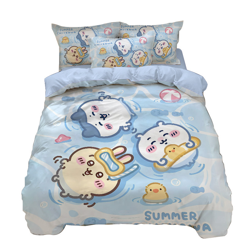 chiikawa全棉床品四件套床品套件/四件套/多