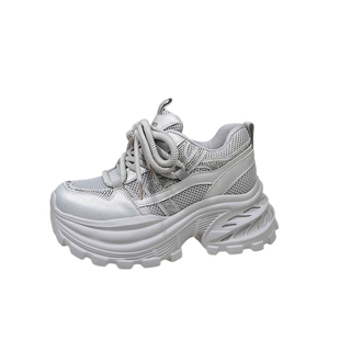 真皮厚底巨好看老爹鞋女2026早春新款今年流行爆款鞋子女鞋运动鞋