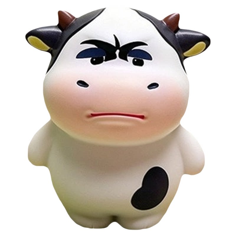 小红书同款草地牛表情包盲盒手办