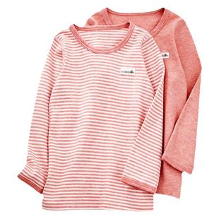 女童秋衣单件上衣纯棉打底衫儿童长袖T恤秋冬款女大童棉毛衫内衣