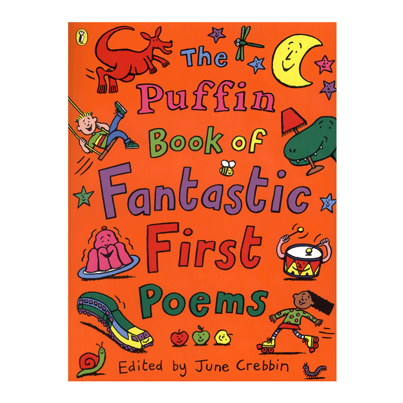 儿童奇幻诗歌集 英文原版 The Puffin Book of Fantastic First Poems 小学英语课外阅读 主题丰富有趣 附插图 英文版进口英语书籍