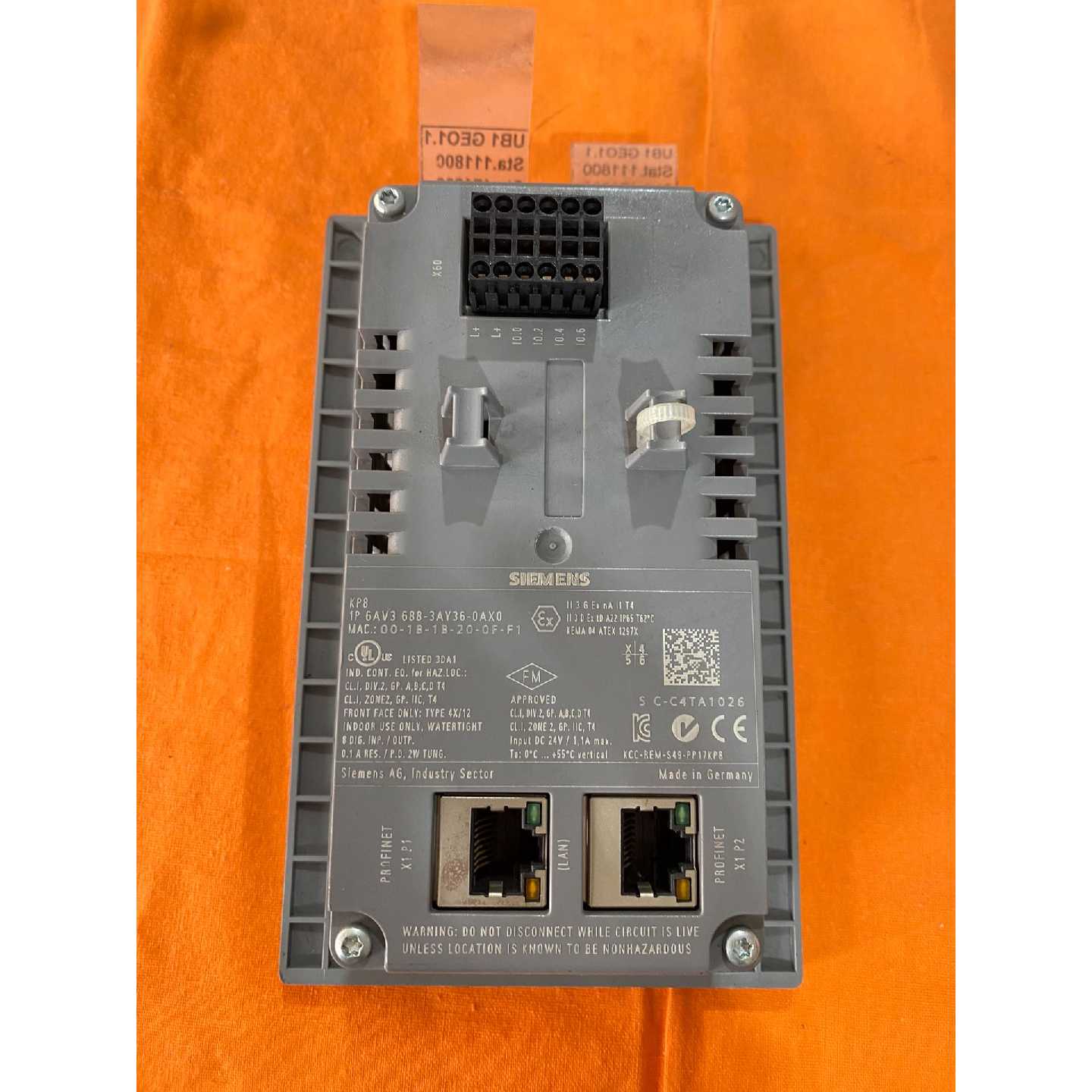 【请询价】KP8触摸屏6AV36883AY360AX0