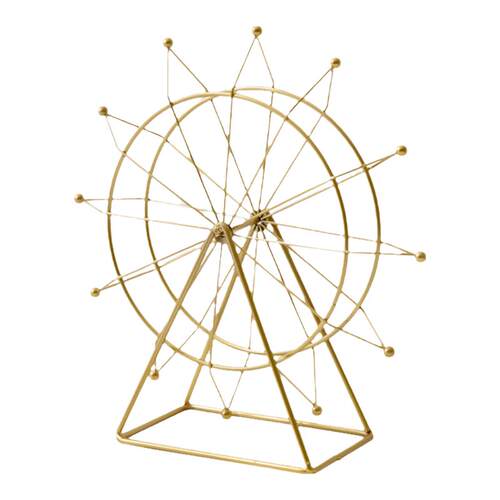 简约现代客厅电视柜酒柜装饰品摆件创意旋转摩天轮办公室桌面摆设