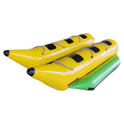 雪地香蕉船充气草地碰碰球悠波球