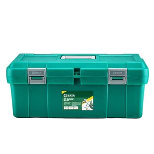SATA世达工具箱手提塑料箱五金收纳箱工业级收纳盒车载收纳整理箱