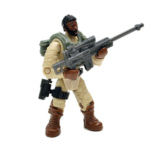 中国拼装积木军事人仔特警多关节可动兵人模型玩具男孩打仗游戏