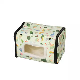 鹦鹉冬季鸟窝防寒外挂加厚玄凤牡丹专用保暖繁殖屋鸟笼造景装饰品