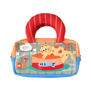 三年二班 哈基米大提手笔袋大容量ins风小学生文具袋铅笔盒可爱女生收纳初中文具盒女孩款高中生