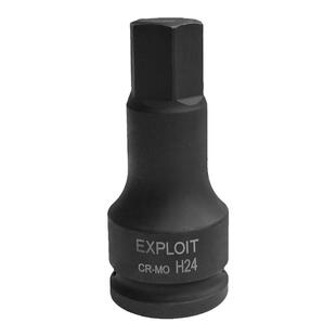 开拓1英寸3/4重型内六角套筒风炮旋具电动扳手专用四方套头批头