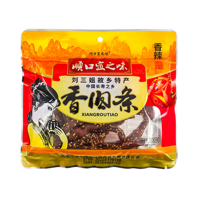 顺口宜之味香辣猪肉条肉脯干零食