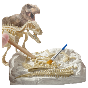 恐龙化石考古挖掘玩具儿童恐龙蛋考古石膏挖宝藏挖掘玩具男孩礼物