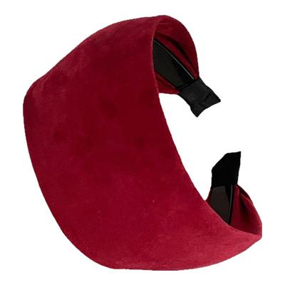 欧尼娜扎同款宽边麂皮绒发箍