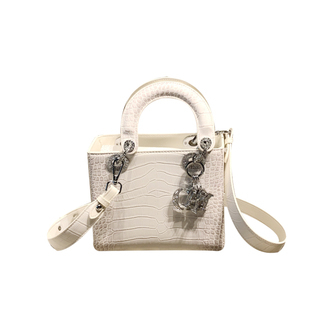 香港品牌包包女款2025新款高级感手提真皮戴妃包时尚单肩斜挎小包