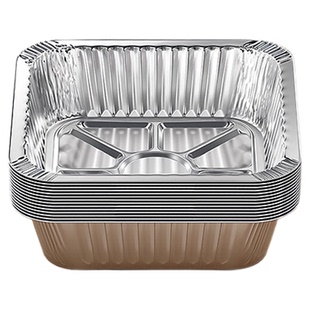 空气炸锅锡纸碗家用电烤箱烧烤锡箔纸盒加厚食品级专用方形锡纸盘