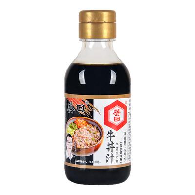 葵田牛丼汁肥牛汁牛肉饭调料日式牛丼汁牛丼盖饭寿喜汁饭酱调料品