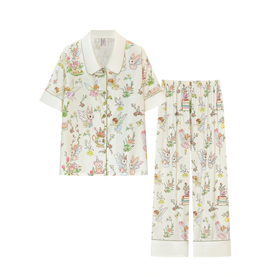 【多萝西绘本｜牧野森灵】夏季可爱潮流薄款睡衣家居服短袖
