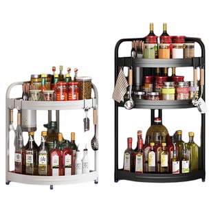 厨房调料品置物架墙角落台面转角刀架三角多功能角落调味罐收纳架