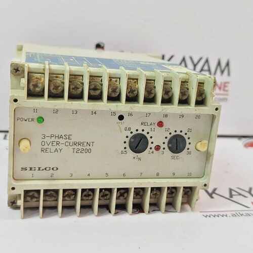 SELCO T2200-00 3-PHASE OVER-CURRENT RELAY (FAST SHIP BY DHL/