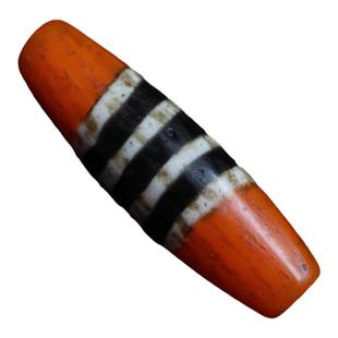 西藏手工精工做旧仿老料器天珠七线料器天珠星月穿珠DIY配珠顶珠