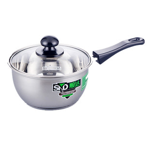 顺达304不锈钢复合底奶锅单柄牛奶锅婴儿辅食锅小汤锅煮方便面锅