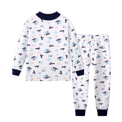 男童半高领纯棉棉毛衫内衣