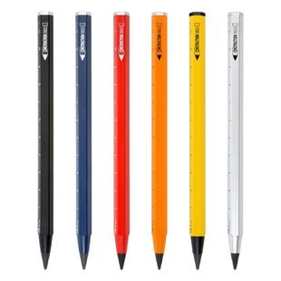 德国TROIKA拓意卡免削铅永恒铅笔金属刻度尺笔杆可换笔头建筑师设计师创意人士草图手绘工程笔2万米书写长度