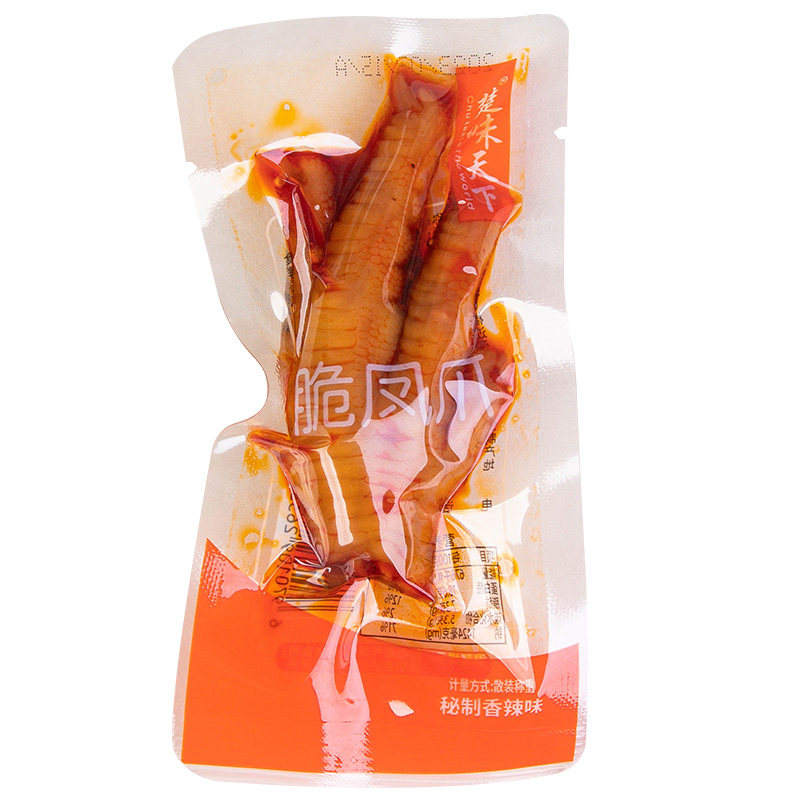 楚味天下脆凤爪卤味鸡爪柠檬酸辣