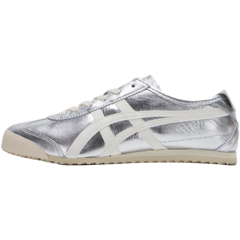 Onitsuka Tiger鬼冢虎男鞋女鞋2024夏季新款运动鞋复古银色德训鞋