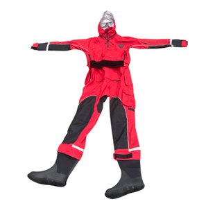 消防连体水域救援干式救援服 水上营救消防干式连体带鞋靴防护服
