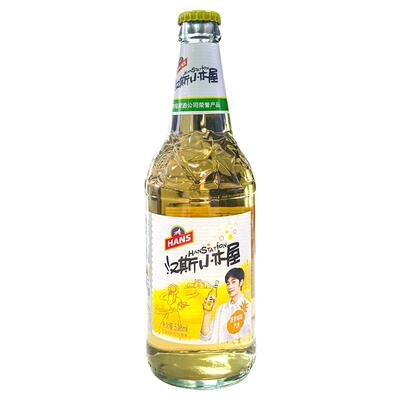 汉斯小木屋菠萝啤菠萝味碳酸饮料果啤果味饮料玻璃瓶装整箱装批发