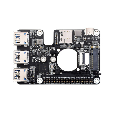 微雪树莓派5专用PCIe扩展板