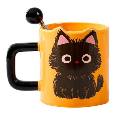 MOLALUNA马克杯可爱猫咪陶瓷杯