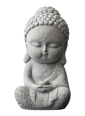 晨翔可爱释迦摩尼小佛茶宠摆件