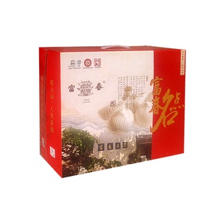 扬州特产礼盒正宗富春包子礼品盒10袋含烧麦速冻早餐团购特价包邮