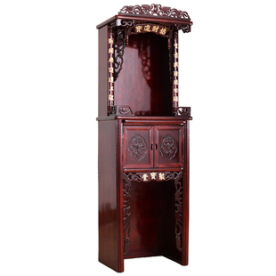 关公佛龛财神爷摆放柜客厅佛台神台柜土地公佛柜仙家供桌家用柜子