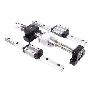 精密滚珠丝杆丝杠套装全套螺母副1605模组2005滑台1204支撑座BKBF