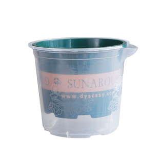 自动吸水花盆专用透明塑料一加仑水培套盆家用室内自吸耐用养花