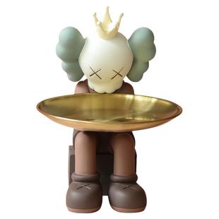 【特惠】米子家居创意暴力熊家居客厅酒柜装饰品玄关钥匙收纳摆件