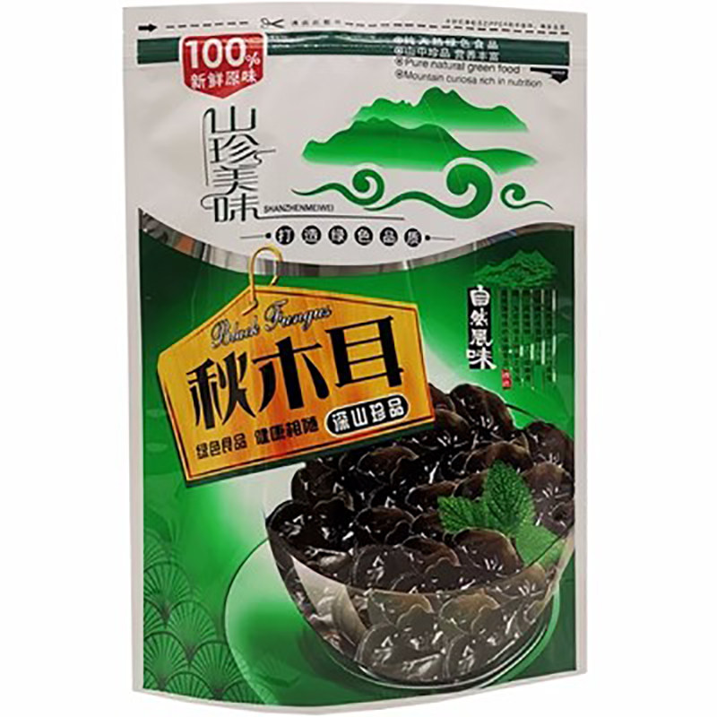 秋木耳蘑菇野生干货自封袋自立袋