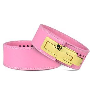 PD力量举健身腰带深蹲硬拉举重杠杆快扣超纤皮专业运动男女训练