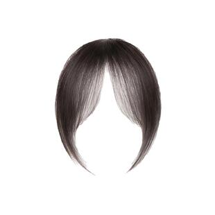 全真发八字刘海假发片女自然前额发际线贴片无痕假刘海蓬松发饰