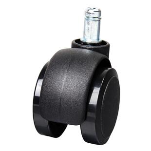 重力刹车自锁轮电脑椅脚轮坐刹固定不滑动轮电竞转椅配件万向轮子