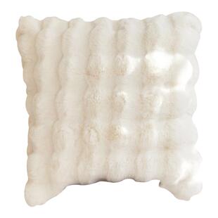 蔓越家 Lux托卡网红皮草 沙发抱枕客厅抱枕套不含芯纯色轻奢靠垫